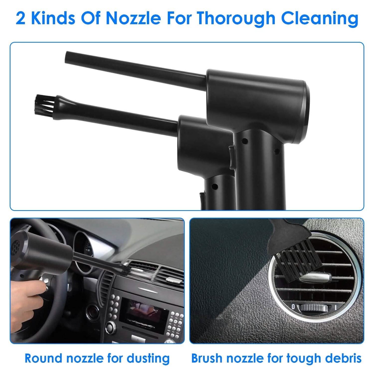 Electric Cordless Air Duster Blower for Computer Keyboard