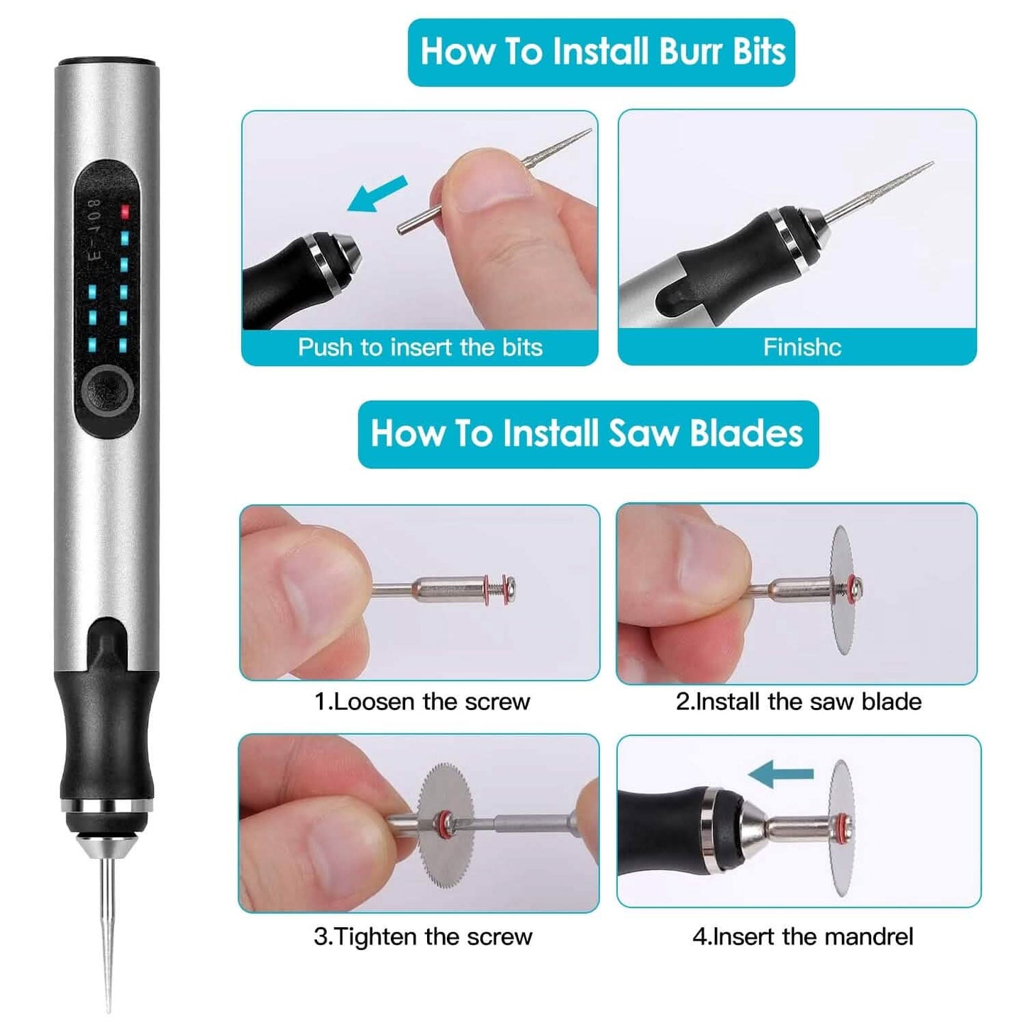 Electric Cordless Engraving Pen