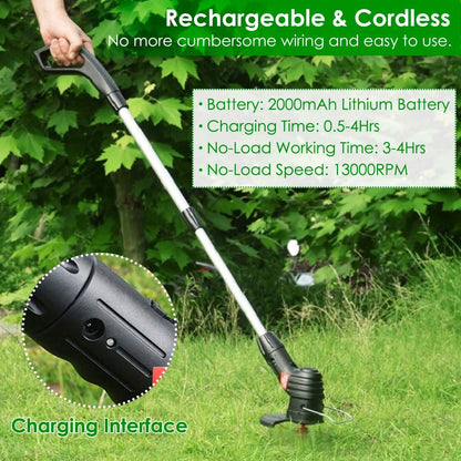 Electric Cordless Grass Trimmer