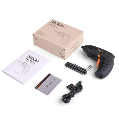 Electric Cordless Screwdriver Rechargeable with LED Light