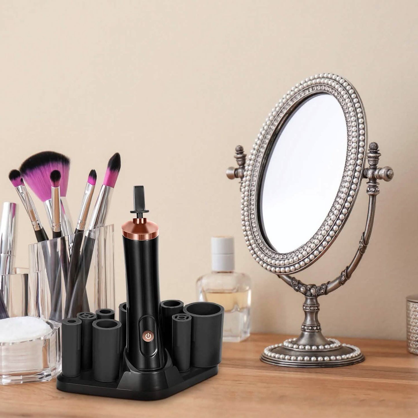 Electric Cosmetic Makeup Brush Cleaner Dryer