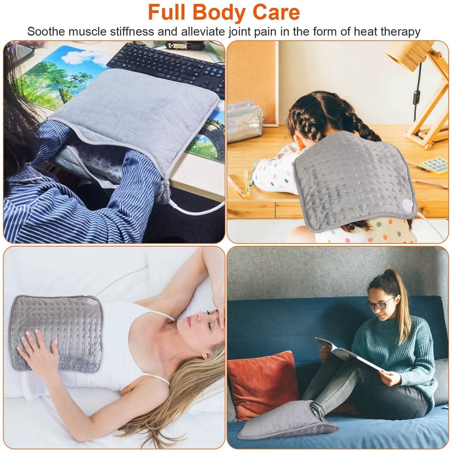 Electric Foot Warmer with 6 Temperature Settings