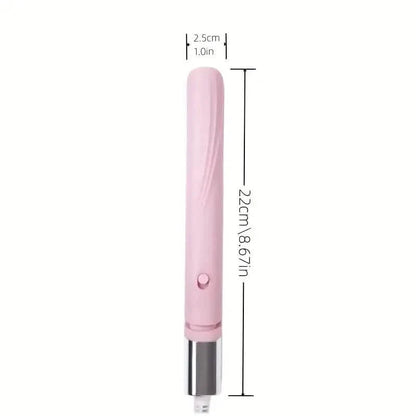 Electric Hair Straightener and Curler with Ceramic Plates