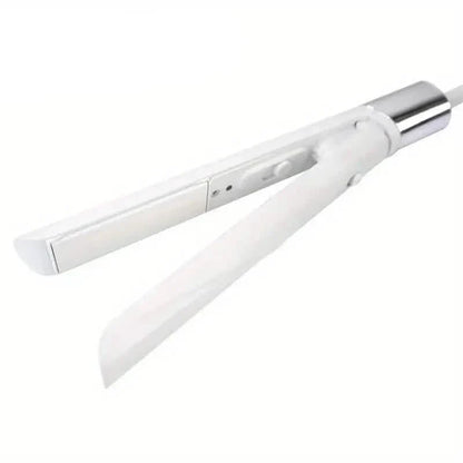 Electric Hair Straightener and Curler with Ceramic Plates