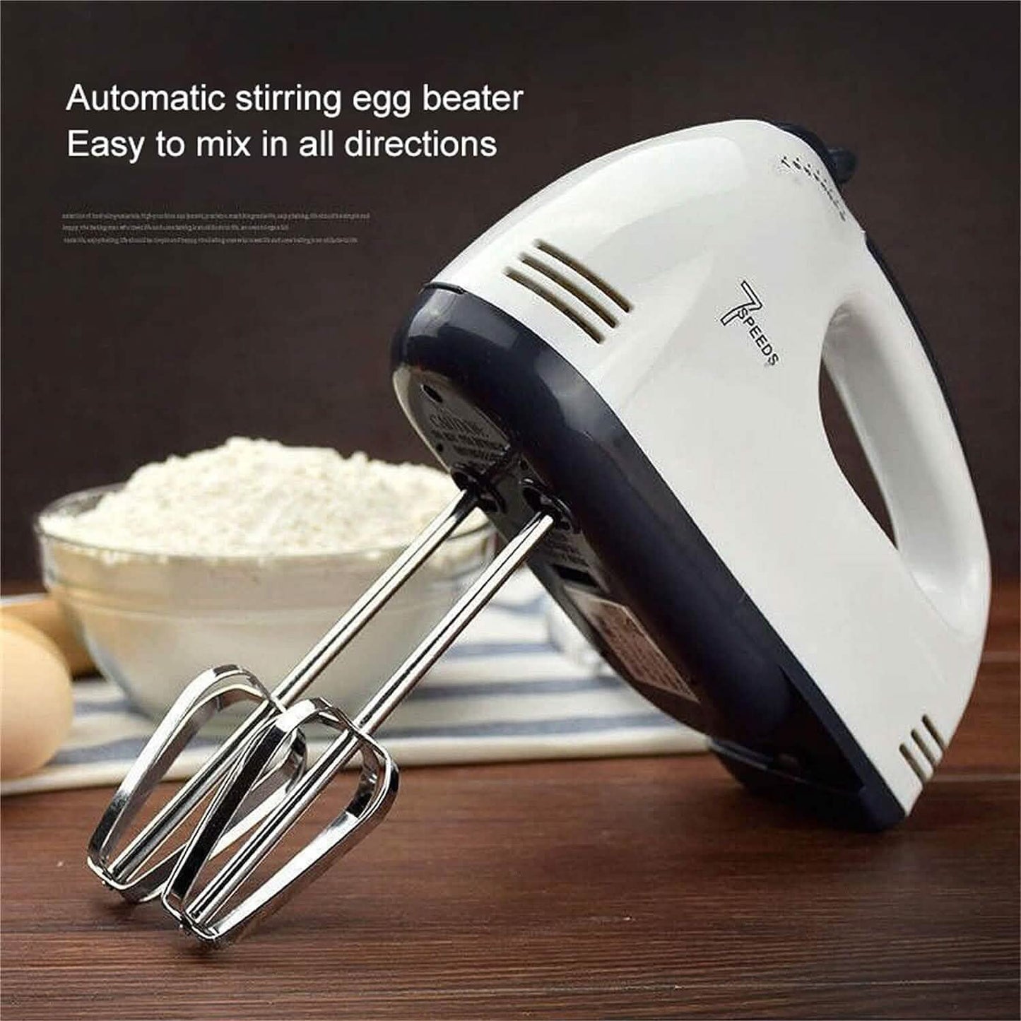 Electric Hand Mixer with 4 Mixing Rods and a Separator