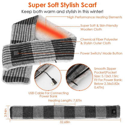 Electric Heated Scarf
