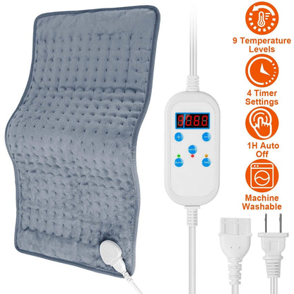Electric Heating Pad with 9 Temperature Levels