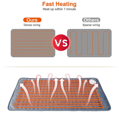 Electric Heating Pad with 9 Temperature Levels