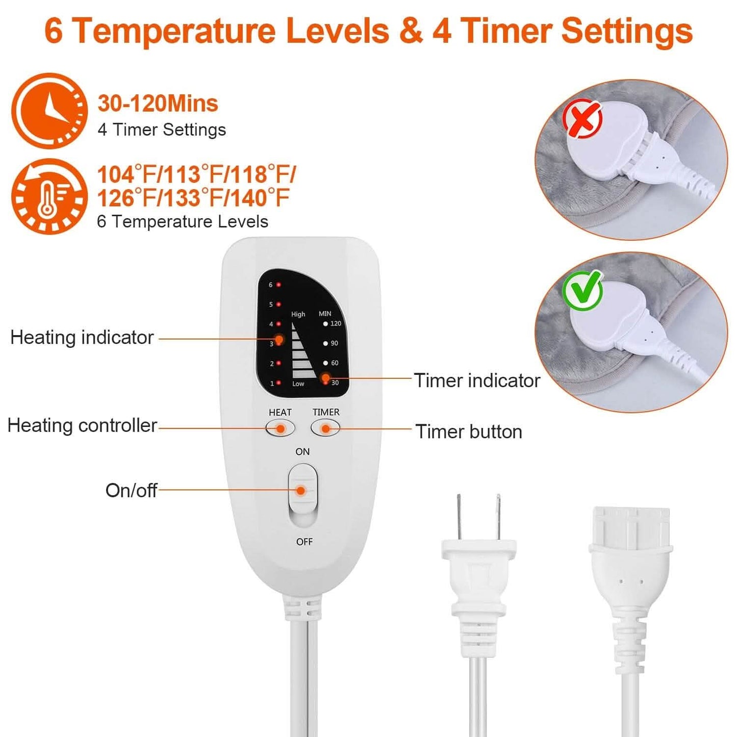 Electric Heating Wrap for Neck Shoulder