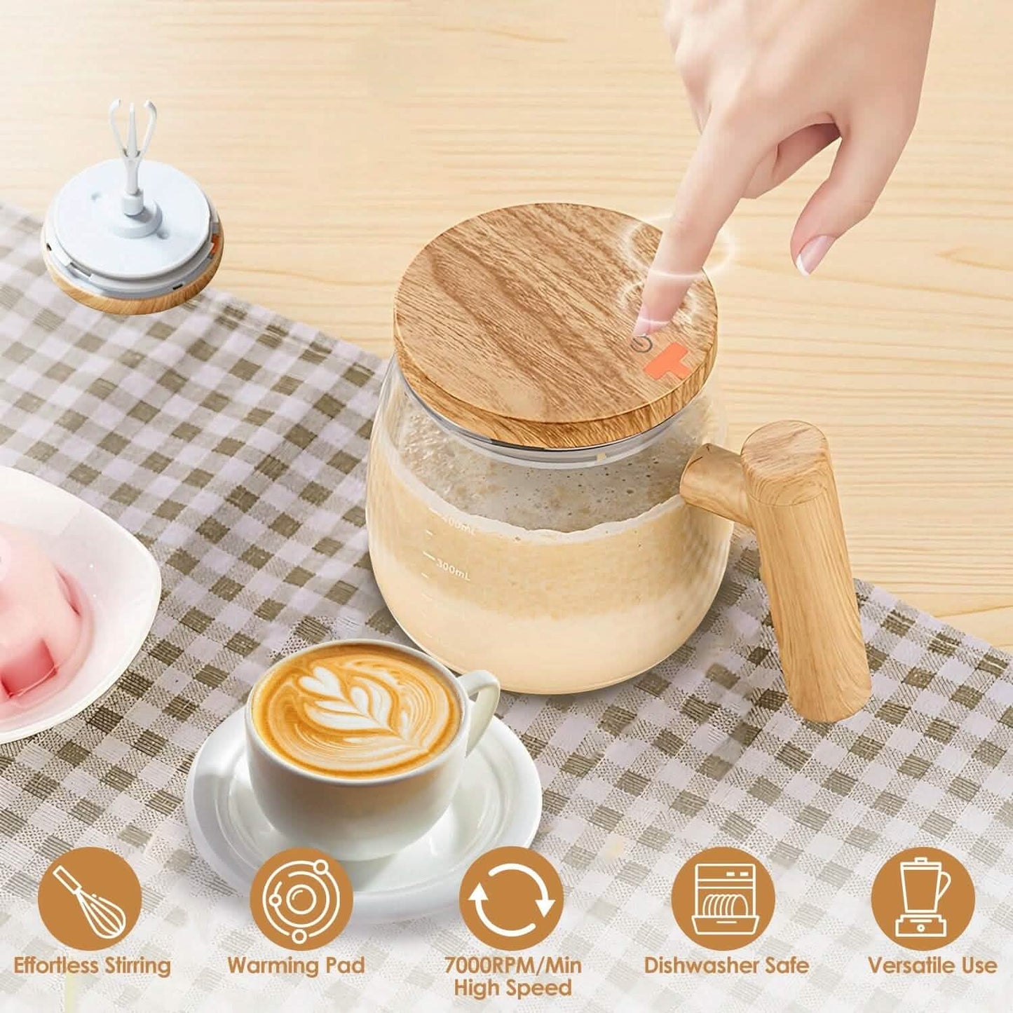 Electric Mixing Mug 400ML High Speed Mixing Cup