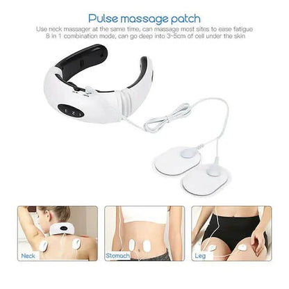 Electric Neck Massager and Pulse Back 6 Modes Power Control