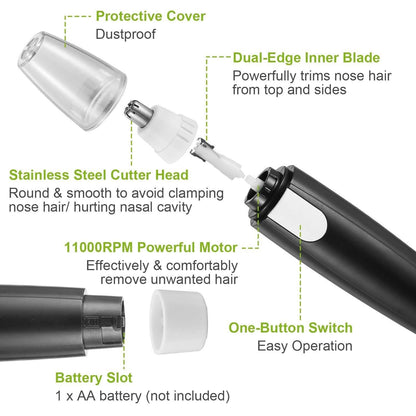 Electric Nose, Ear and Hair Trimmer