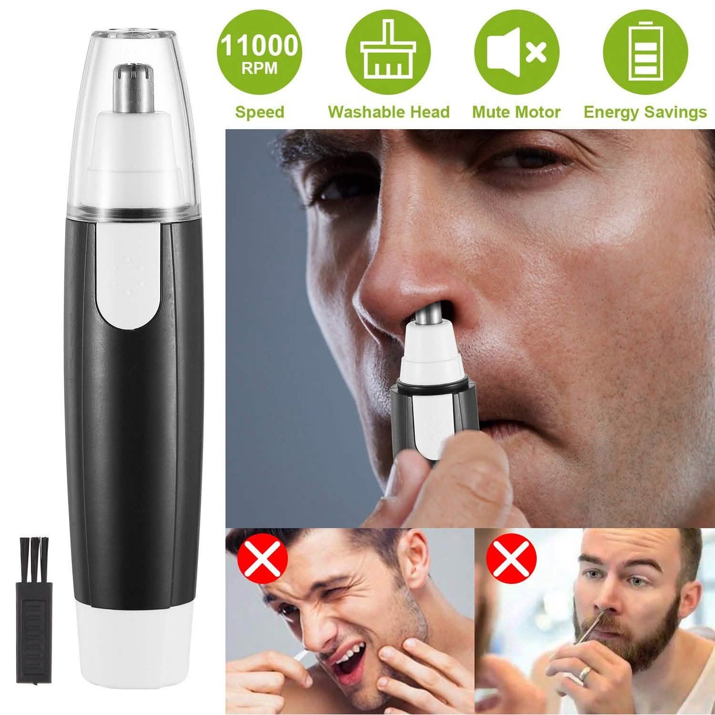 Electric Nose Ear Hair Trimmer