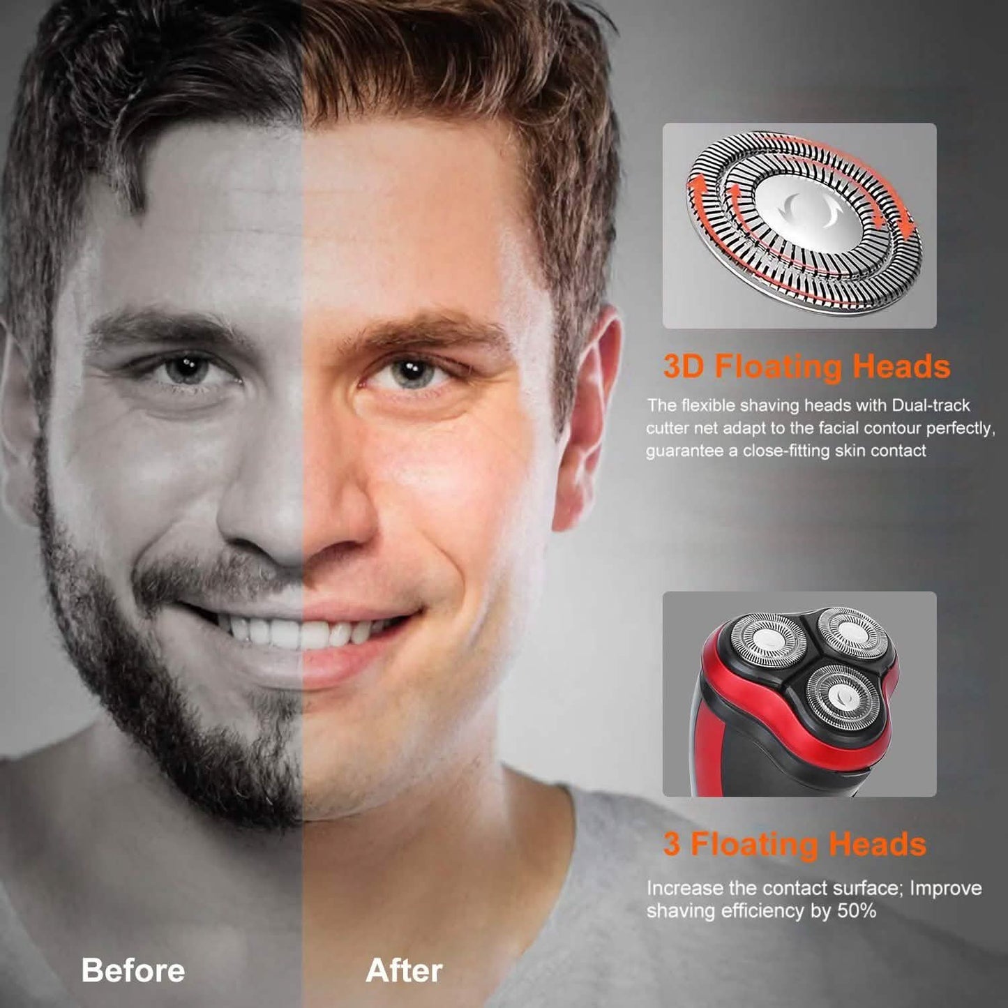 Electric Shaver Razor for Men