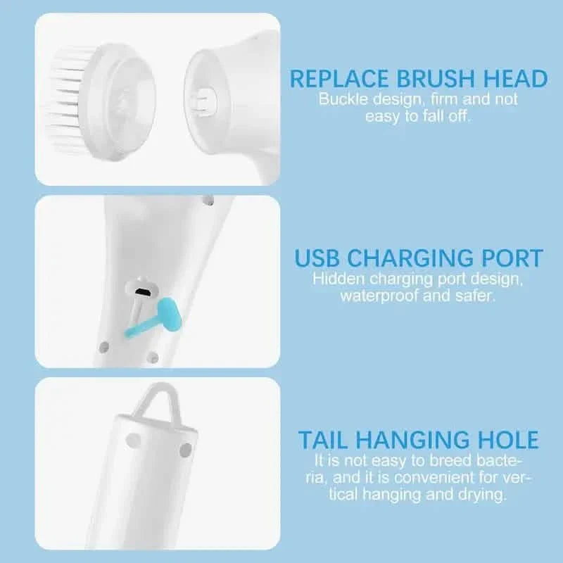 Electric Spin Scrubber for Bathtub, Kitchen, Dish, Sink, Tub and Tile