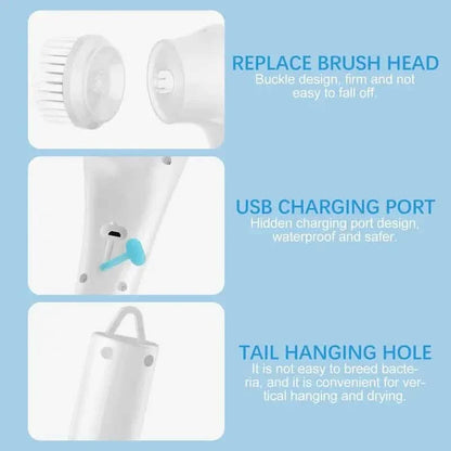 Electric Spin Scrubber for Bathtub, Kitchen, Dish, Sink, Tub and Tile