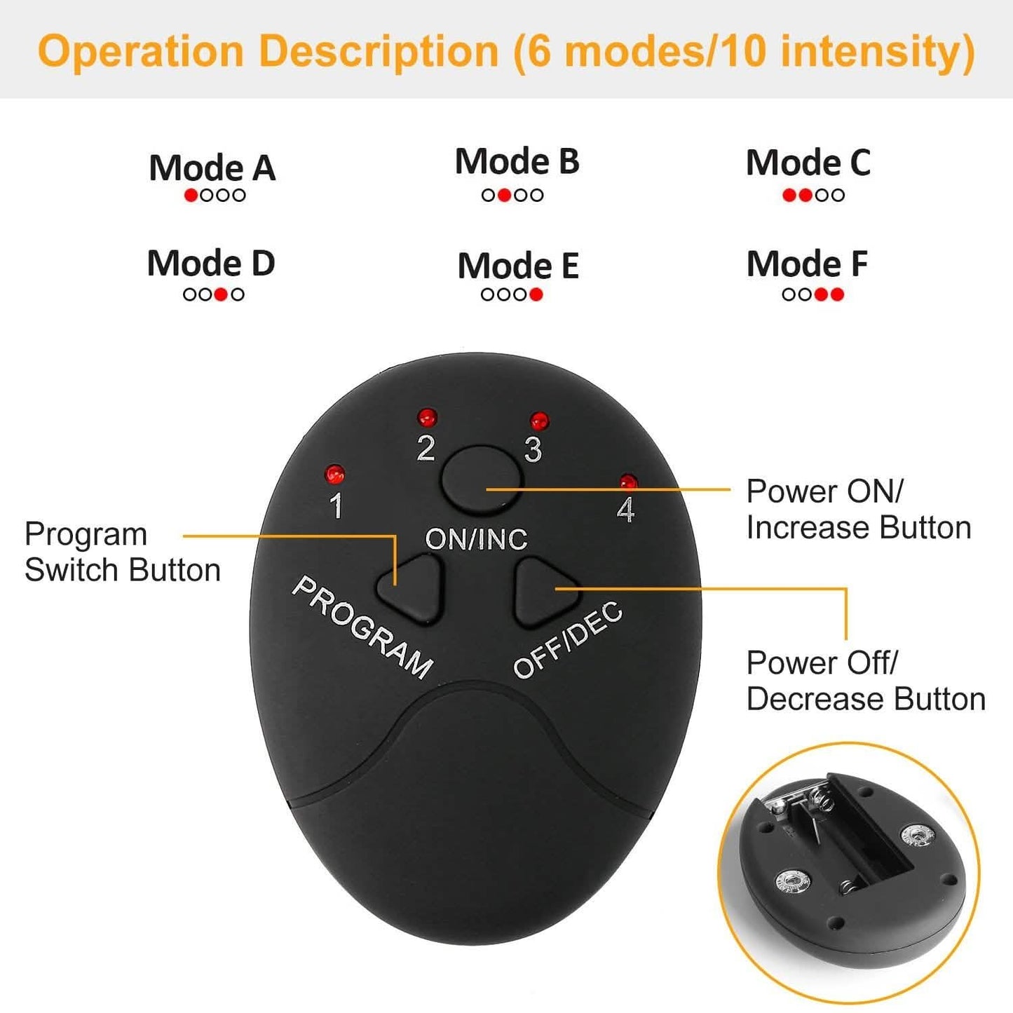 Electric Stimulator Massage Pad