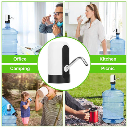 Electric Water Bottle Dispenser Rechargeable Automatic Drinking Water Bottle Pump