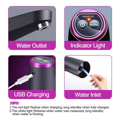 Electric Water Dispenser 40 Gallon USB Rechargeable
