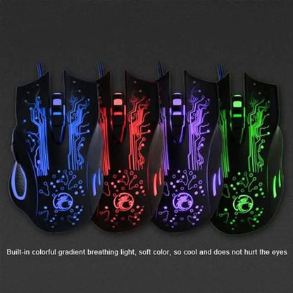 Electrified Gaming Keyboard and Mouse Set
