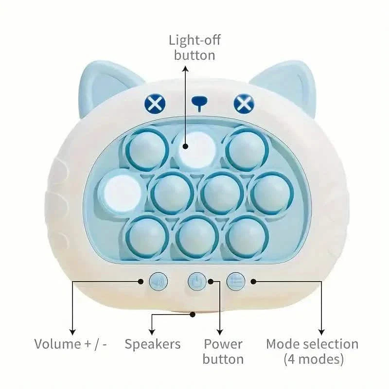 Electronic Pro Quick Push Puzzle Game Light Up Game Quick Push Toy