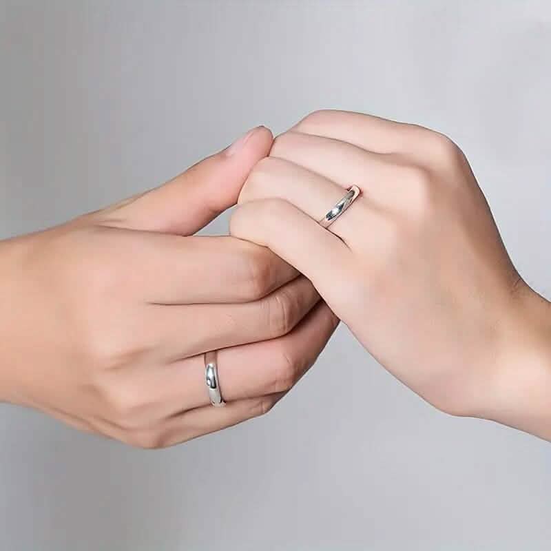 Elegant and Charming S925 Silver Wedding Band Ring
