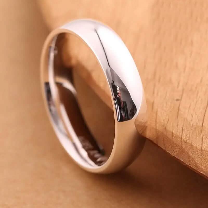 Elegant and Charming S925 Silver Wedding Band Ring