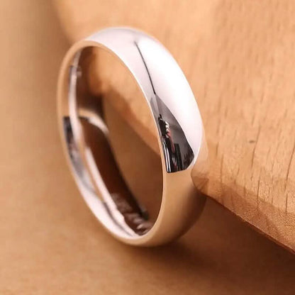 Elegant and Charming S925 Silver Wedding Band Ring