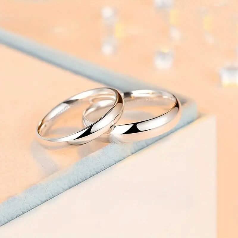 Elegant and Charming S925 Silver Wedding Band Ring