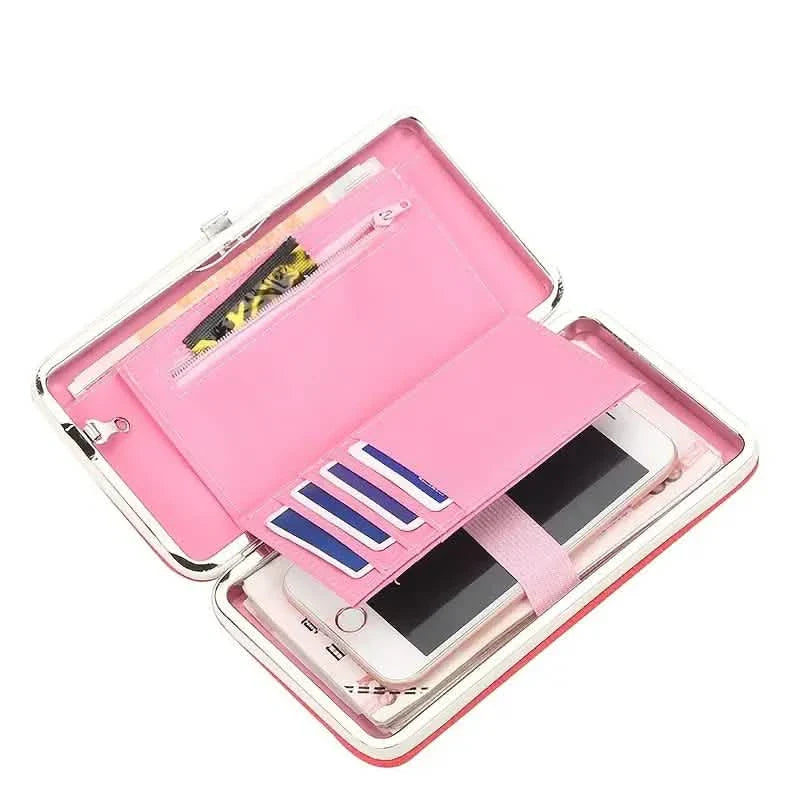 Elegant Bow Decor Phone Wallet