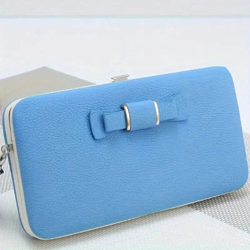 Elegant Bow Decor Phone Wallet