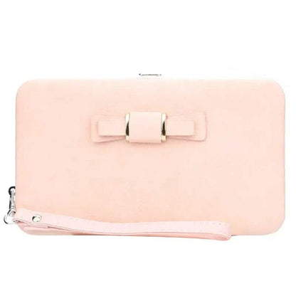 Elegant Bow Decor Phone Wallet