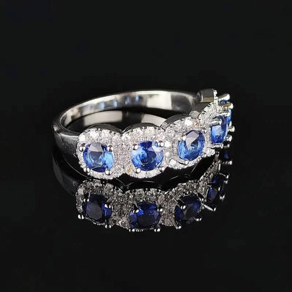 Elegant Copper Ring with Synthetic Cubic Zirconia
