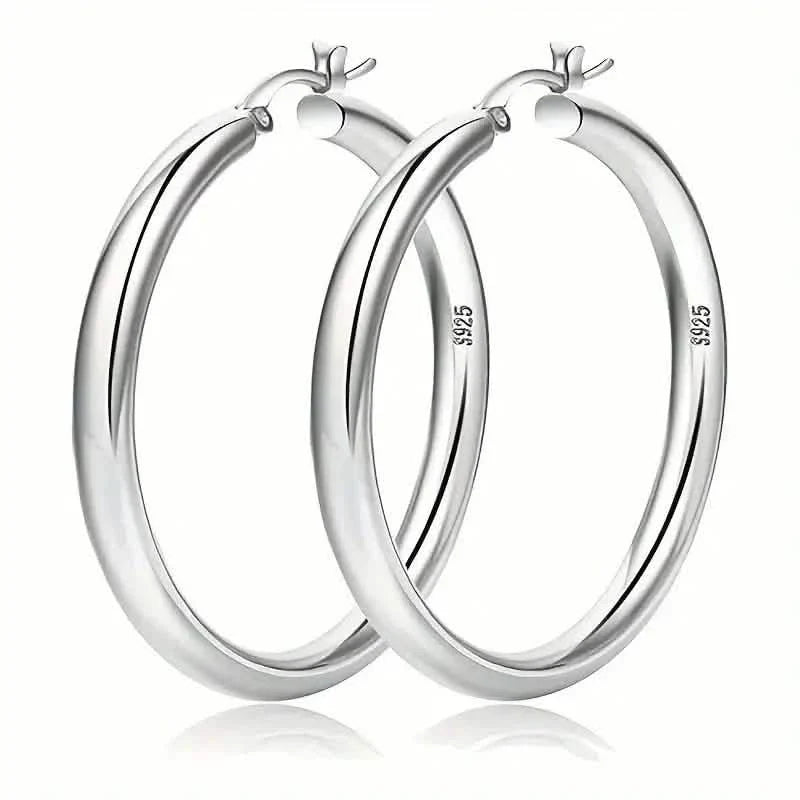 Elegant Daily Wear Round Circle Hoop Earrings