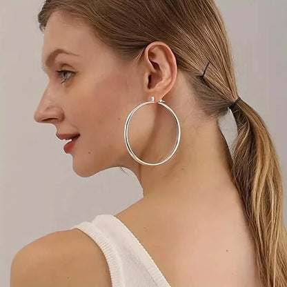 Elegant Daily Wear Round Circle Hoop Earrings