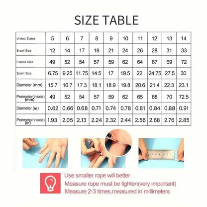 Elegant Ring Inlaid Shining Zirconia In Rectangular Shape