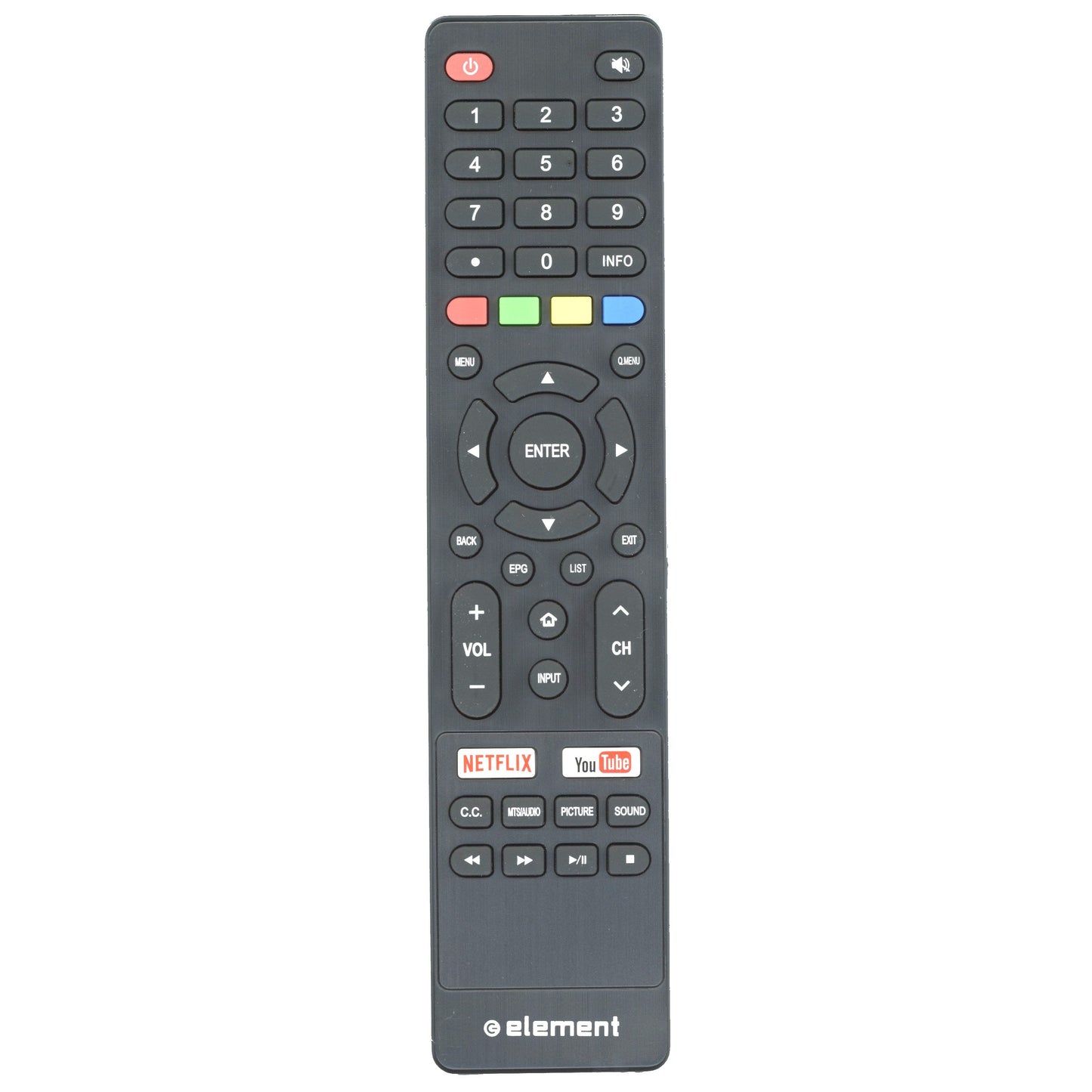 Element E4SFT551REM TV Remote Control
