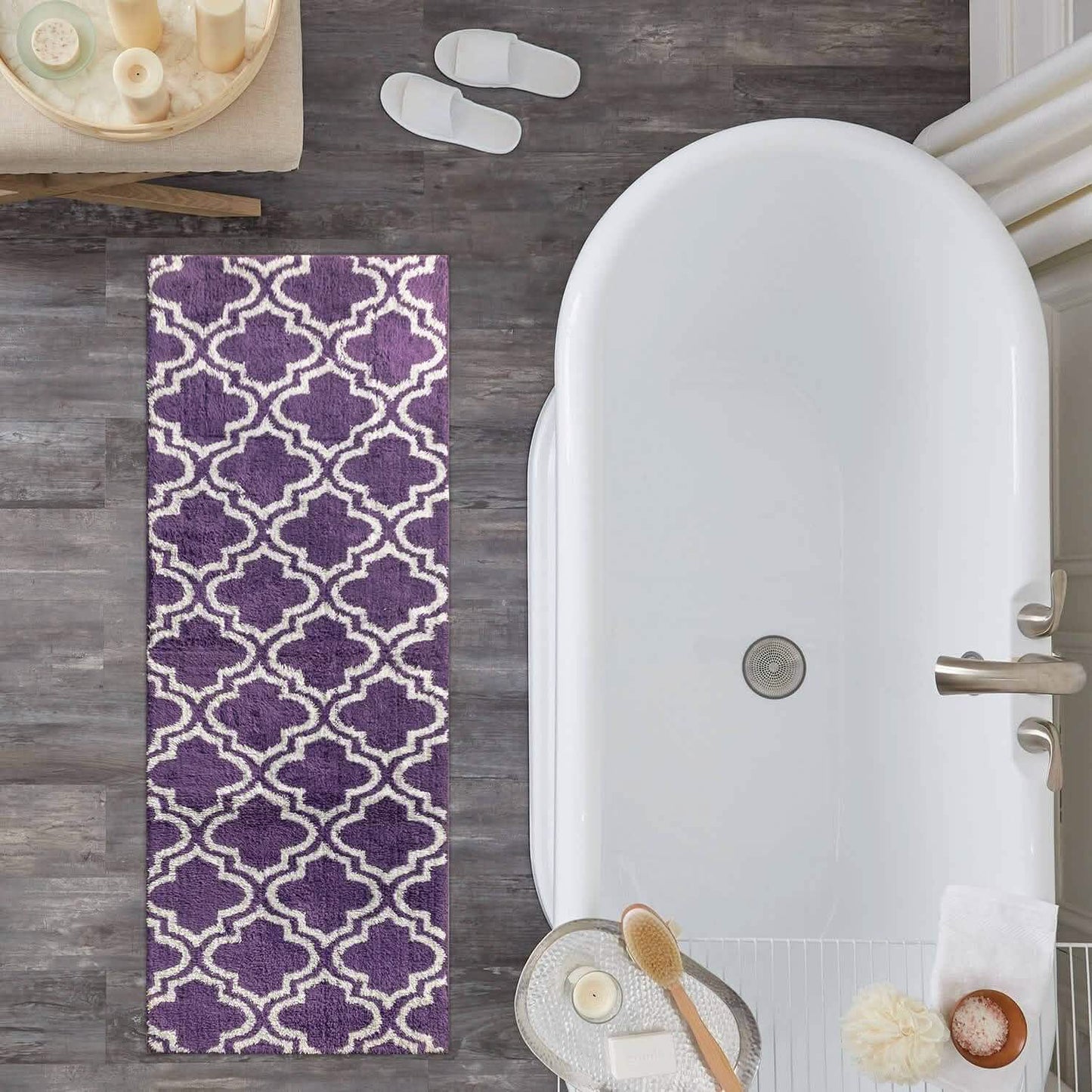 Elise Collection Diamond Design JQ Bathmat