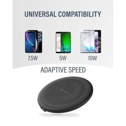 Encased Wireless Charging Qi Pad (Fast Charging) Ultra Thin Charger for iPhone and Android Devices