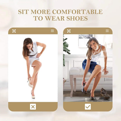 Entryway Wooden Bench, Upholstered Fabric Footstool