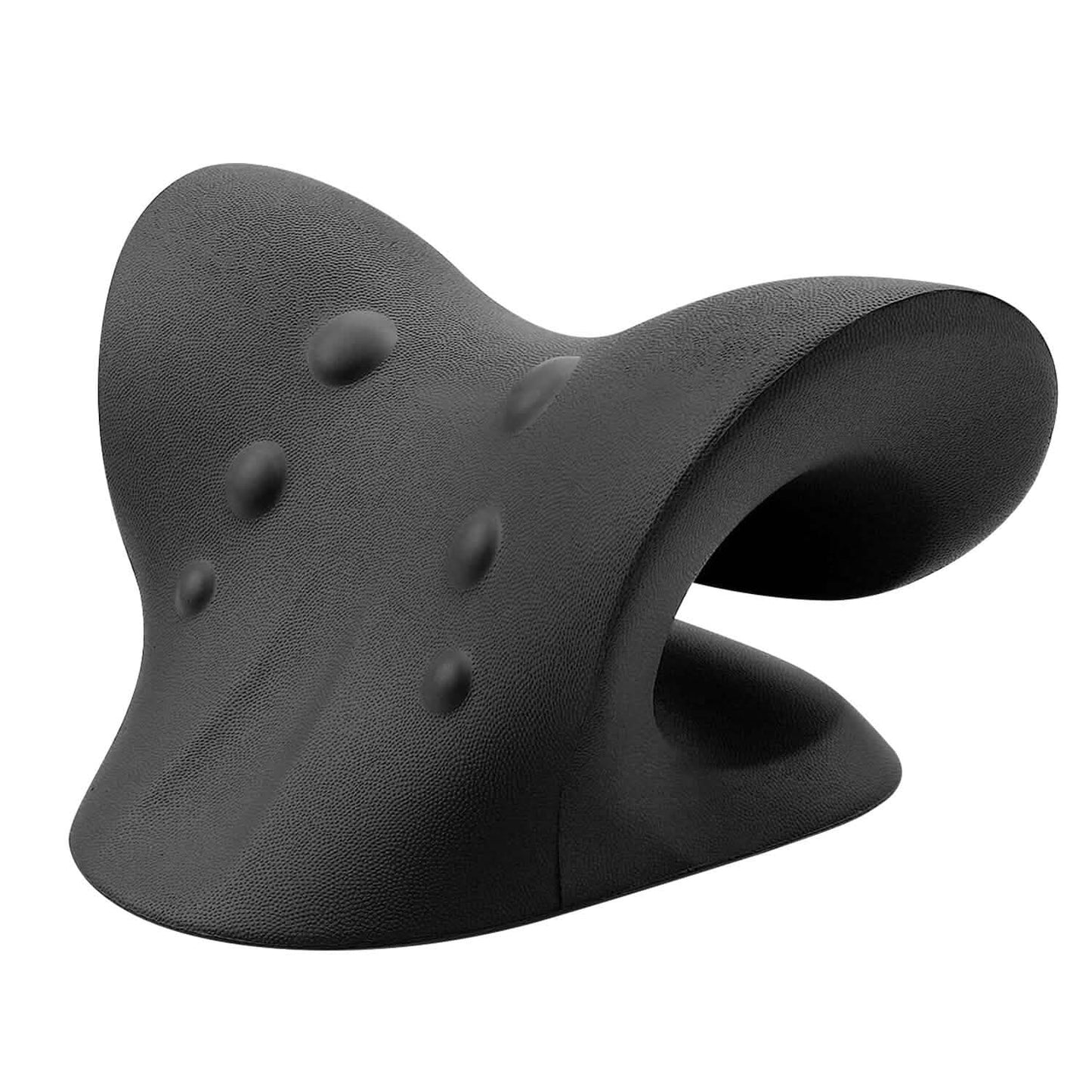 Ergonomic Heated Neck Stretcher Cervical Traction Therapy Pillow with Graphene Heating Pad