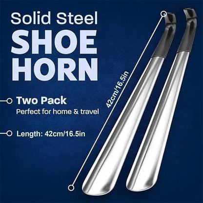 Ergonomic Stainless Steel Easy Grip Long Handle Shoe Horn