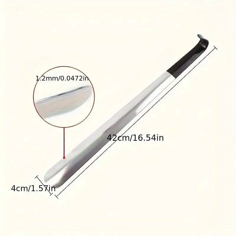 Ergonomic Stainless Steel Easy Grip Long Handle Shoe Horn
