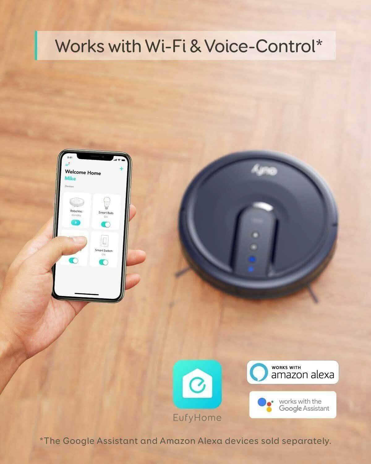 eufy RoboVac 25C Robotic Vacuum Cleaner Wi-Fi Smart Robot (Refurbished)