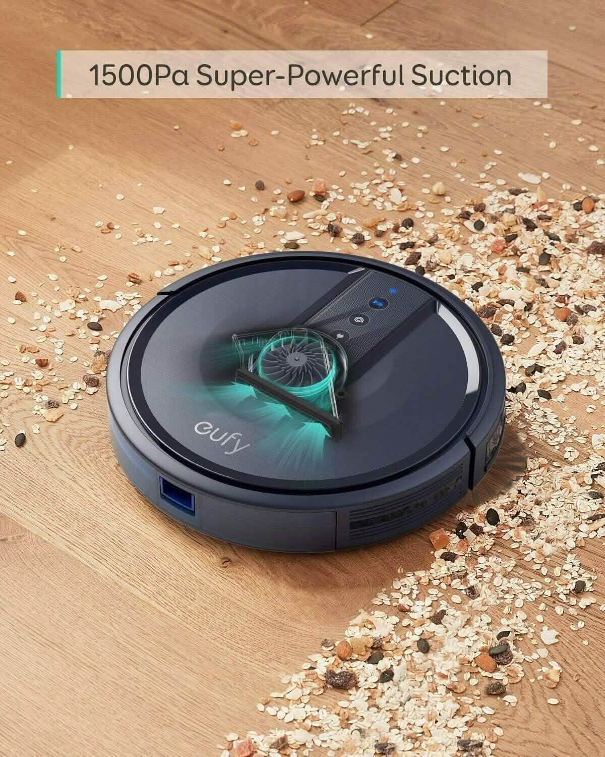 eufy RoboVac 25C Robotic Vacuum Cleaner Wi-Fi Smart Robot (Refurbished)