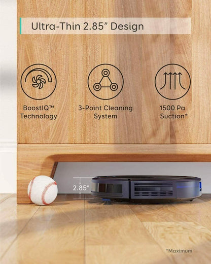 eufy RoboVac 25C Robotic Vacuum Cleaner Wi-Fi Smart Robot (Refurbished)