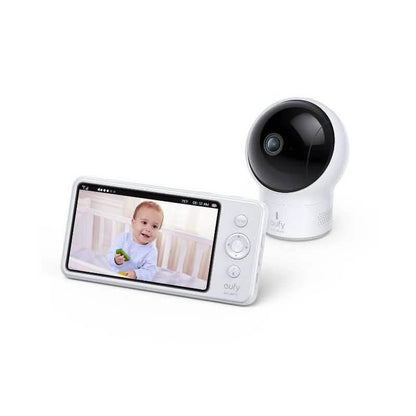 eufy SpaceView Pro 5" 720p Video Baby Monitor Pan&Tilt Camera 2-Way Audio (New Open-Box)