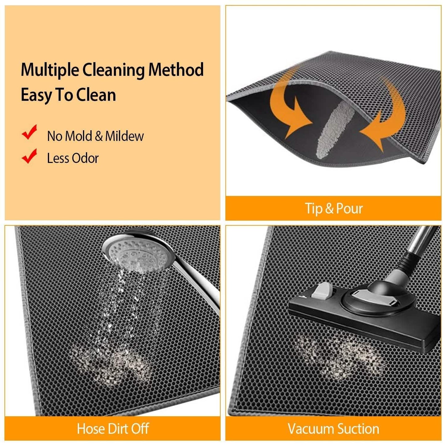 EVA Honeycomb Double Layer Cat Litter Mat