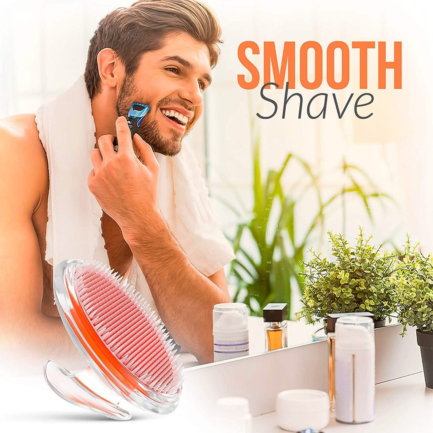 Exfoliating Brush Ingrown Hair and Razor Bump Treatment