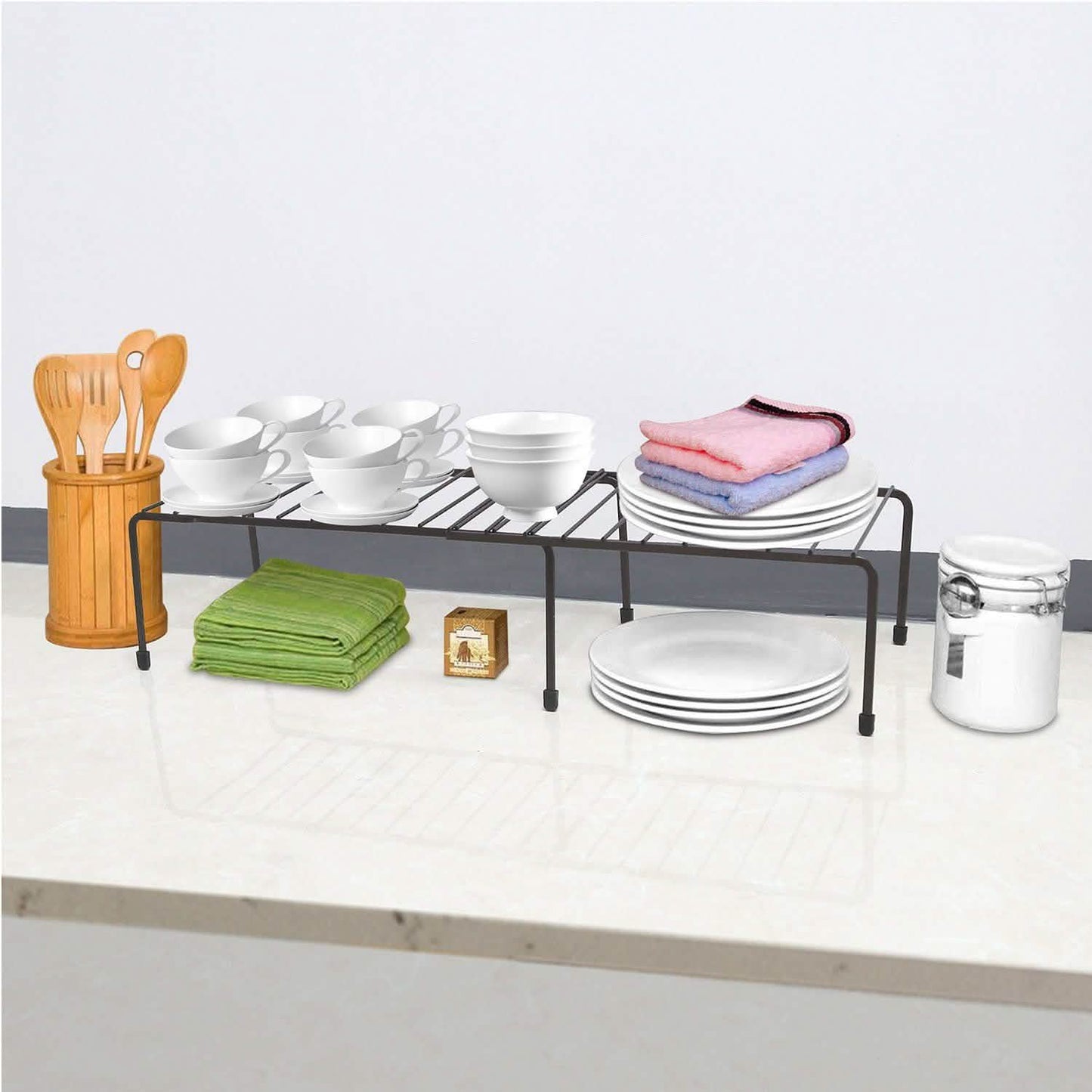 Expandable Kitchen Counter Metal Cabinet